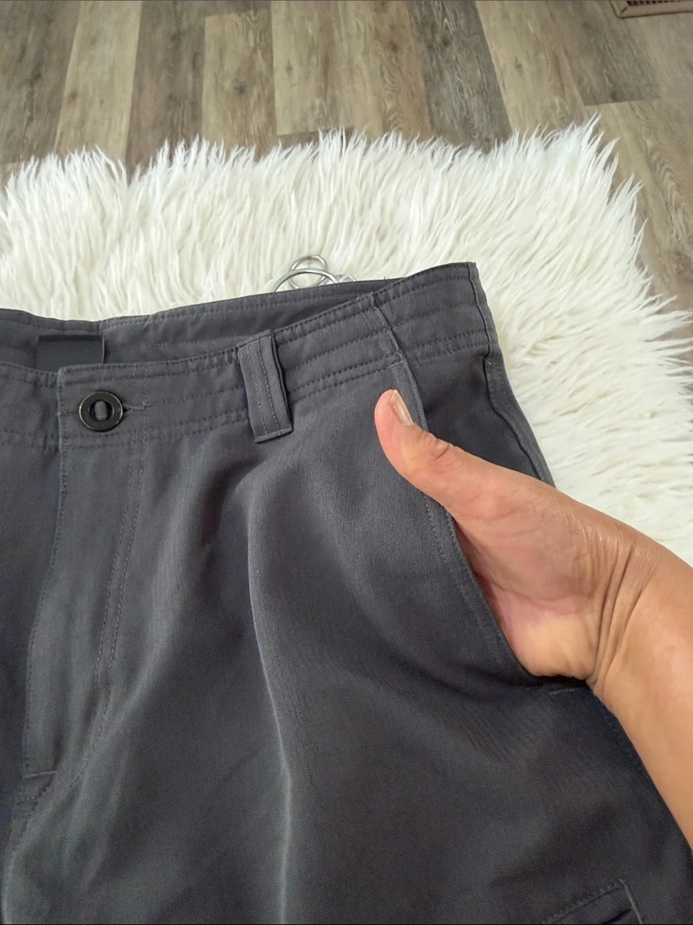 The North Face Men's Dark Gray Cargo Shorts